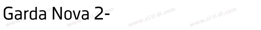 Garda Nova 2字体转换